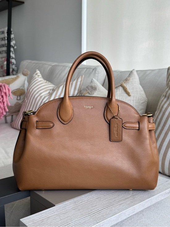 Coach Handbags - Coach Soft Empire Carryall 28 - Honey Brown